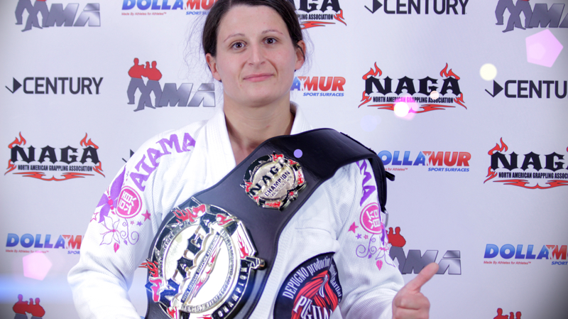 Bild Brazilian Jiu-Jitsu NAGA Champion 2014 - Cristina Cervelli